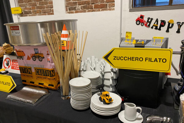 Buffet festa bimbi Monza S Loft