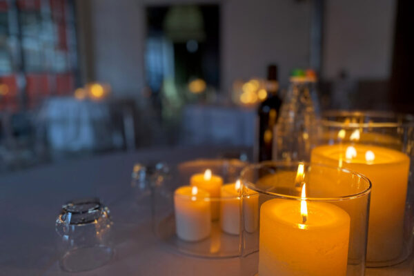 Evento privato Location monza Allestimento candele